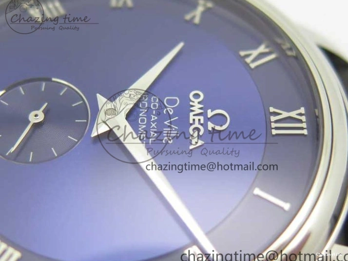 0323 Youthful De Ville Prestige Small Second TWF 1:1 Best Edition Blue Dial on Black Leather Strap MIYOTA 8035